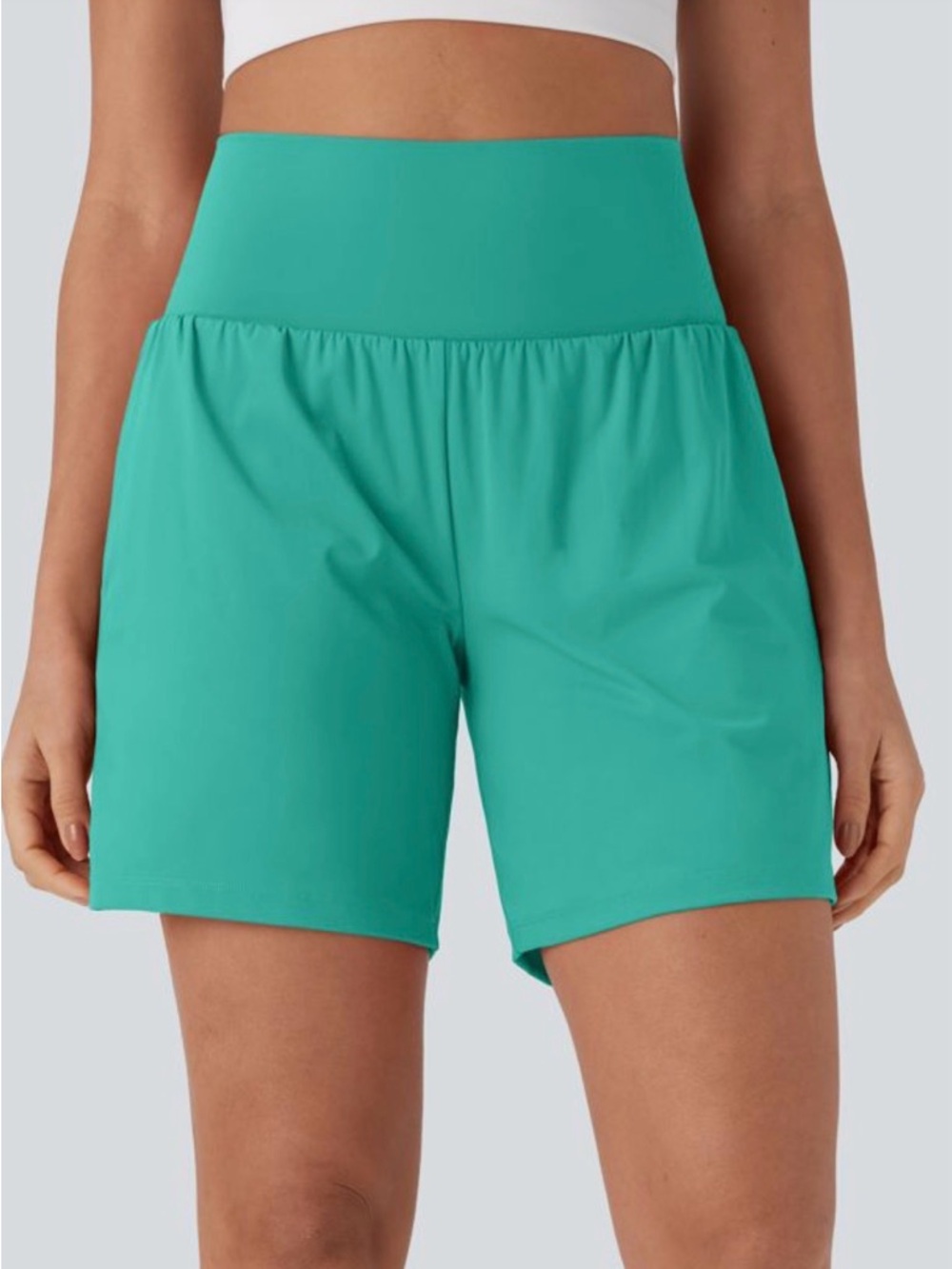 Halara SoftlyZero Airy Super High Waisted 2-in-1 Flowy Shorts XL NWT
